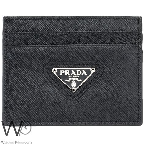 prada double zip wallet|prada wallet card holder.